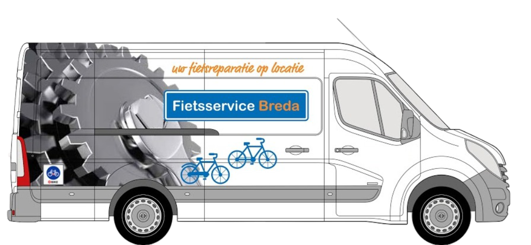 Serivcebus van Fietsservice Breda - uw fietsenmaker aan huis.